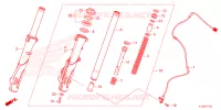 FOURCHE pour Honda PCX 160 ABS 2024