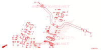 GUIDON   CARENAGE pour Honda PCX 160 ABS 2024