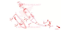 SILENCIEUX D'ECHAPPEMENT pour Honda PCX 160 ABS 2024