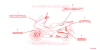 AUTOCOLLANTS pour Honda PCX 150 2022