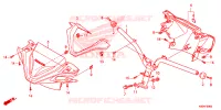 GUIDON   CARENAGE pour Honda CLICK 125 SPOKED WHEELS 2019