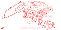 COUVERCLE GAUCHE pour Honda CLICK 125 SPOKED WHEELS 2021