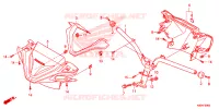 GUIDON   CARENAGE pour Honda CLICK 125 SPOKED WHEELS 2021