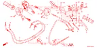 LEVIER DE GUIDON   CABLE   COMMODO pour Honda CLICK 125 SPOKED WHEELS 2021