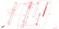 FOURCHE pour Honda CLICK 125 SPOKED WHEELS 2023