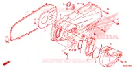 COUVERCLE GAUCHE pour Honda CLICK 125 I Idling Stop Casted Wheels 2020