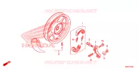 ROUE ARRIERE pour Honda CLICK 125 I Idling Stop Casted Wheels 2020