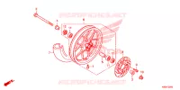 ROUE AVANT pour Honda CLICK 125 I Idling Stop Casted Wheels 2020