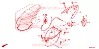 SELLE   COFFRE pour Honda CLICK 125 I Idling Stop Casted Wheels 2020