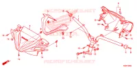 GUIDON   CARENAGE pour Honda CLICK 125 I Idling Stop Casted Wheels 2020