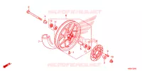 ROUE AVANT pour Honda CLICK 125 I Idling Stop Casted Wheels 2020