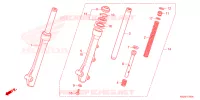 FOURCHE pour Honda CLICK 125 2021