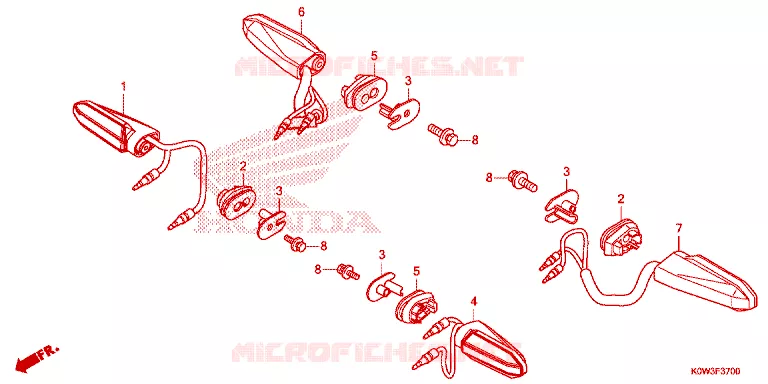 CLIGNOTANT Honda SCOOTER 150 ADV 2019  ADV150AL