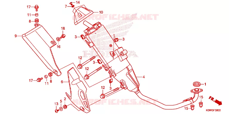 SILENCIEUX D'ECHAPPEMENT Honda SCOOTER 150 ADV 2019  ADV150AL