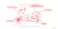AUTOCOLLANTS pour Honda ADV 160 ABS 2024