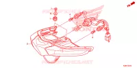 FEUX ARRIERE pour Honda WAVE 110 Front brake disk, Kick start, Spoked wheels 2019