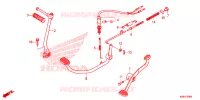 PEDALE   KICK pour Honda WAVE 110 Front brake disk, Kick start, Spoked wheels 2019