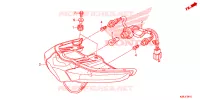 FEUX ARRIERE pour Honda WAVE 110 Front brake disk, Kick start, Spoked wheels 2019