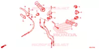 LEVIER DE GUIDON   CABLE   COMMODO pour Honda WAVE 110 Front brake disk, Kick start, Spoked wheels 2019