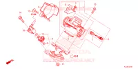 CORPS DE PAPILLON pour Honda WAVE 110 Front brake disk, Kick start, Spoked wheels 2023