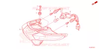 FEUX ARRIERE pour Honda WAVE 110 Front brake disk, Kick start, Spoked wheels 2023