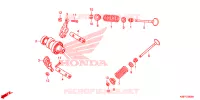 ARBRE A CAMES   SOUPAPE pour Honda WAVE 110 ALPHA, front drum, spoked wheels 2014