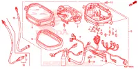 COMPTEUR pour Honda WAVE 110 ALPHA, front drum, spoked wheels 2014