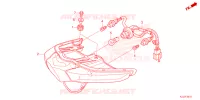 FEUX ARRIERE pour Honda WAVE 110 Front brake disk, Electric start, Spoked wheels 2022