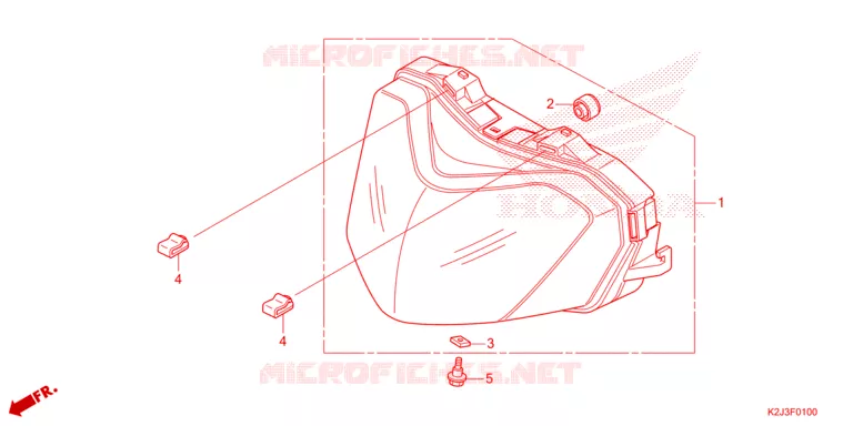 PHARE Honda MOTO 110 WAVE 2022  AFS110MSFN
