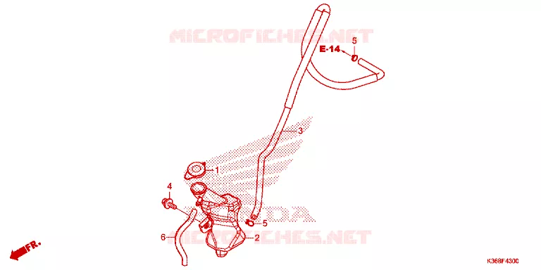VASE D'EXPANSION Honda SCOOTER 150 PCX 2014  WW150E