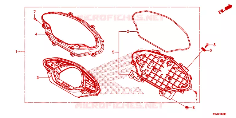 COMPTEUR Honda SCOOTER 150 PCX 2018  WW150J