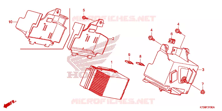BATTERIE Honda MOTO 125 WAVE 2017  AFS125CSFH_TH