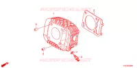 CYLINDRE pour Honda WAVE 125 Kick start, Spoked wheels 2013