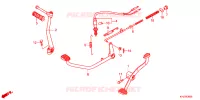 PEDALE pour Honda WAVE 125 Kick start, Spoked wheels 2013
