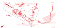 CORPS DE PAPILLON pour Honda WAVE 125 Electric start, Spoked wheels 2017