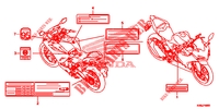 ETIQUETTE DE PRECAUTIONS pour Honda CBR 150 R ABS 2022