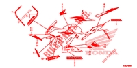 MARQUE/RAYURE (CBR150RM/RAM) pour Honda CBR 150 R ABS 2022