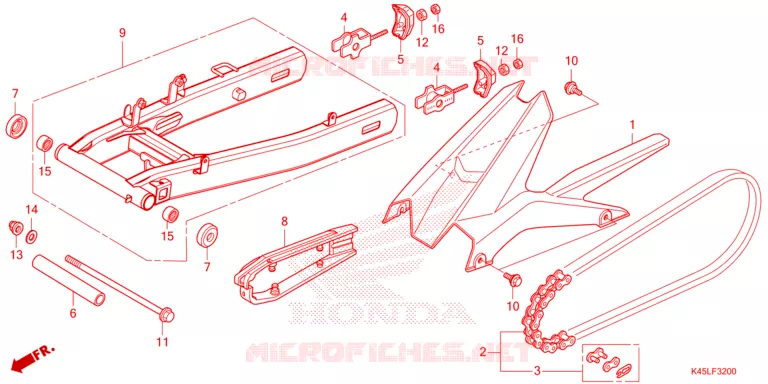 BRAS OSCILLANT Honda MOTO 150 CBR 2021  CBR150RAM_CA