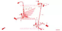 PEDALE pour Honda CBR 650 F ABS 2014