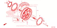 ROUE AVANT pour Honda CBR 650 F ABS 2014