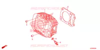 CYLINDRE pour Honda SUPER CUB 125 2020