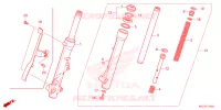 FOURCHE pour Honda SUPER CUB 125 2024