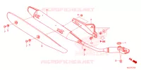 SILENCIEUX D'ECHAPPEMENT pour Honda SUPER CUB 125 2024