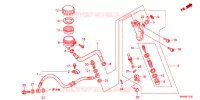 MAITRE CYLINDRE DE FREIN ARRIERE pour Honda CB 1300 SUPER BOL DOR 2011