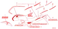 AUTOCOLLANTS pour Honda CB 1300 SUPER FOUR 2011