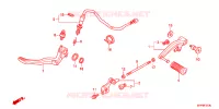 PEDALE pour Honda CB 1300 SUPER FOUR 2011