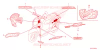 AUTOCOLLANTS pour Honda SCOOPY 110 CLUB12 2022