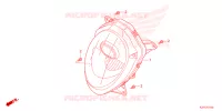 PHARE pour Honda SCOOPY 110 CLUB12 2022