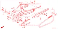 BRAS OSCILLANT pour Honda CR 650 R E-CLUTCH 2024