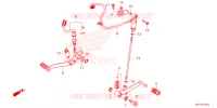 PEDALE pour Honda CR 650 R E-CLUTCH 2024